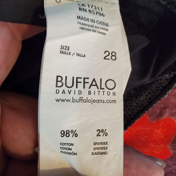 Buffalo Jeans NWT Jules Skinny Mid Rise Lace Print Skinny Pants Size 28 - Picture 6 of 6